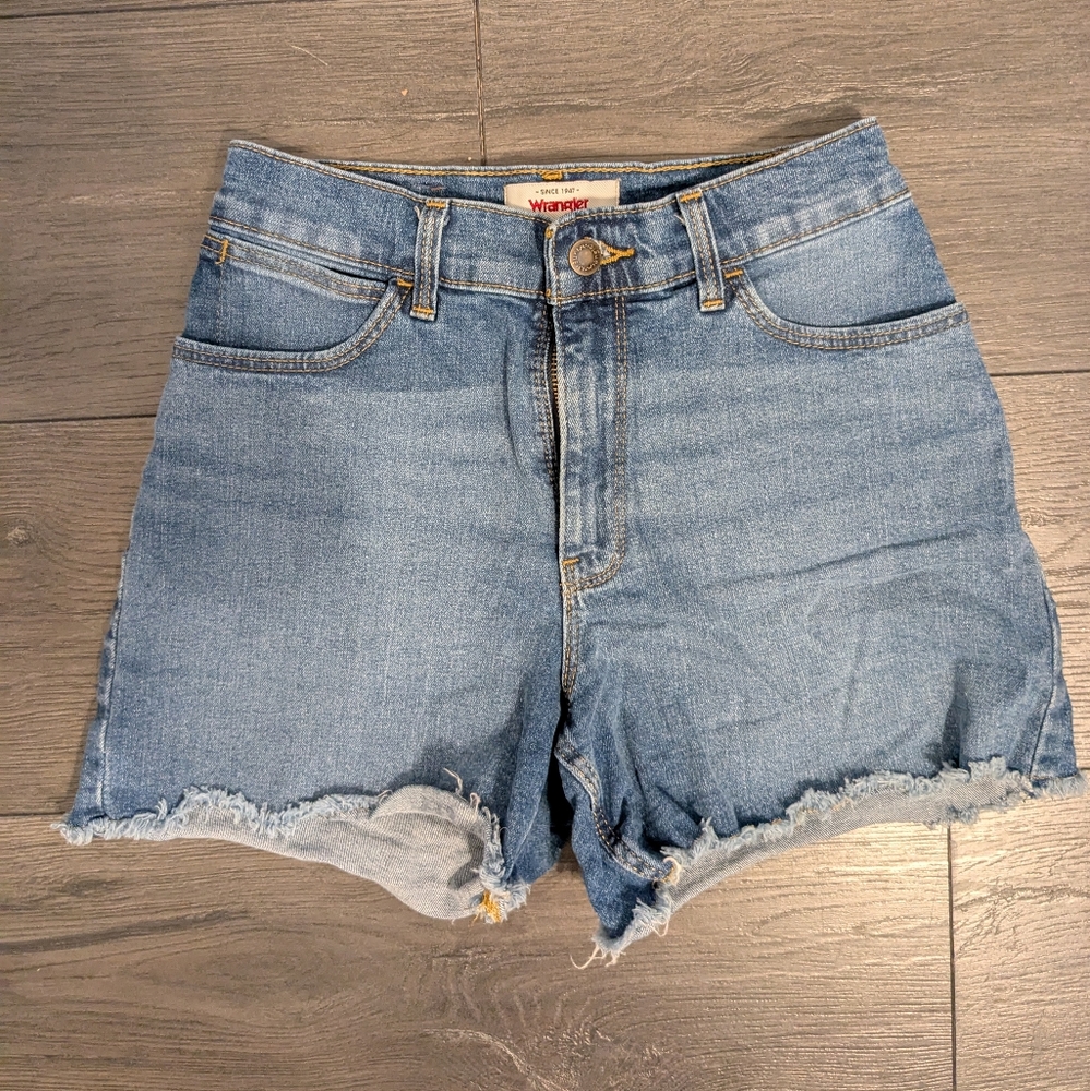 Wrangler Women's Blue Denim Shorts